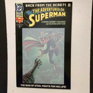 ADVENTURES OF SUPERMAN # 500 Life After Death Written by Jerry Ordway  Hologram